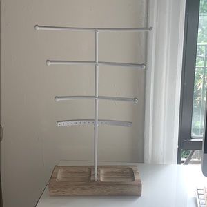 Necklace and earring jewelry stand